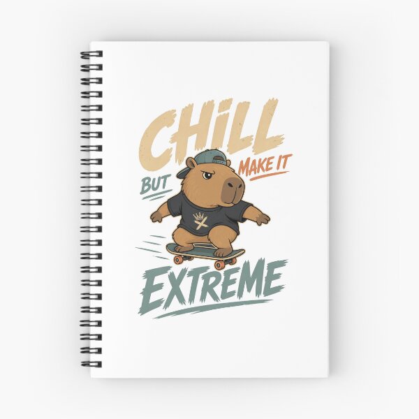 Item preview, Cool Capybara Skater Isolated Illustration designed and sold by ML-Media.