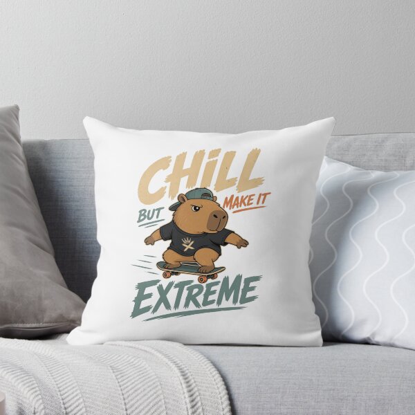 Item preview, Cool Capybara Skater Isolated Illustration designed and sold by RGShirtWorks.
