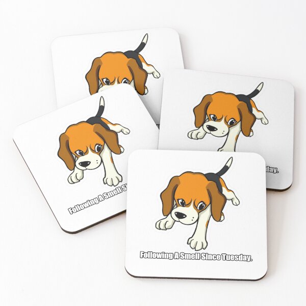 Item preview, Beagle - Following A Smell Since Tuesday - Funny Beagle Gift designed and sold by pawdrops.