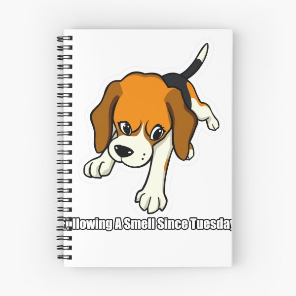 Item preview, Beagle - Following A Smell Since Tuesday - Funny Beagle Gift designed and sold by pawdrops.