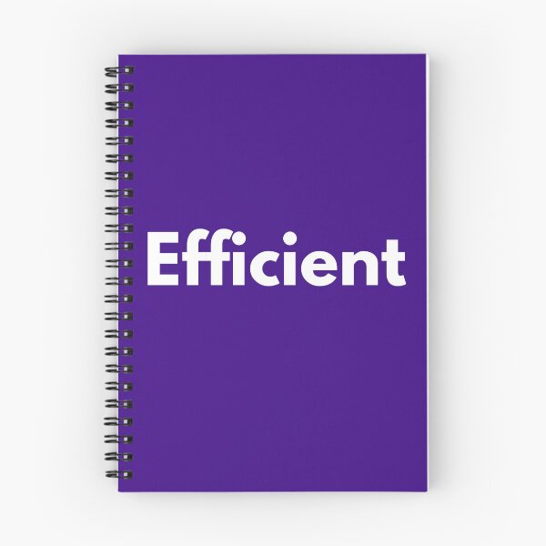 Item preview, Efficient Minimal Typography | Productivity Quote | Modern Motivational Text Design designed and sold by Rush2Buy.