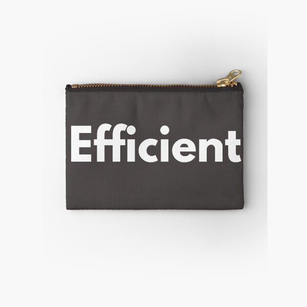 Item preview, Efficient Minimal Typography | Productivity Quote | Modern Motivational Text Design designed and sold by Rush2Buy.