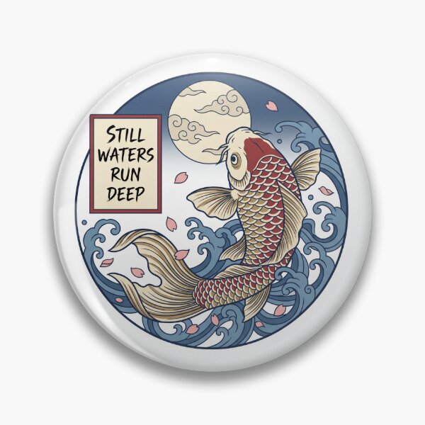 Item preview, Fishing adventures, still waters run deep designed and sold by Fernhaven.