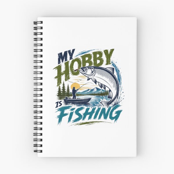 Item preview, Mi pasatiempo es la pesca. Pescador, aficionado a los deportes al aire libre. designed and sold by JonesFlora2025.