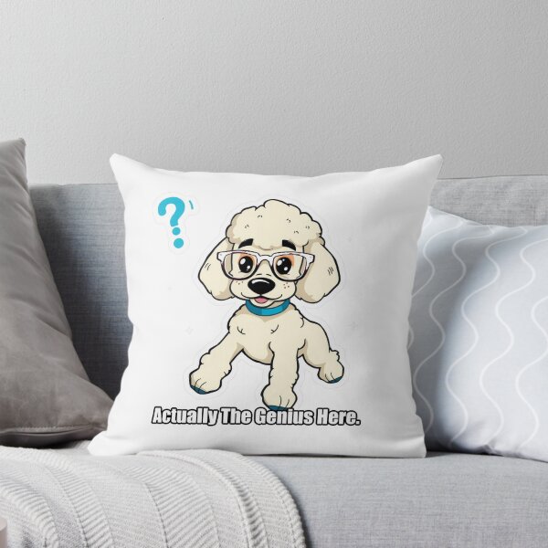 Item preview, Poodle - Actually The Genius Here - Funny Poodle Gift designed and sold by pawdrops.