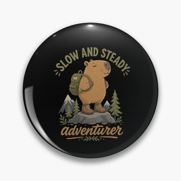 Item preview, Cute Capybara Adventurer Graphic Isolated designed and sold by RGShirtWorks.