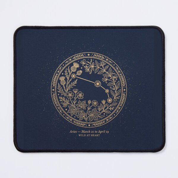 Item preview, Aries Shirt – Wildflower Constellation Zodiac Wild At Heart Midnight Tee designed and sold by DmaarGroup.