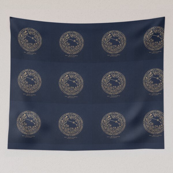 Item preview, Aries Shirt – Wildflower Constellation Zodiac Wild At Heart Midnight Tee designed and sold by DmaarGroup.
