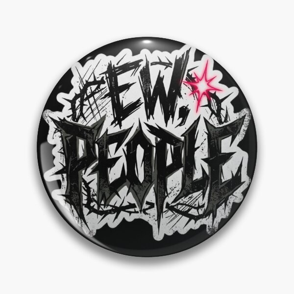 Item preview, Ew People Gothic Streetwear Sarcastic Sticker designed and sold by HAPPY HARBOR DESIGN .