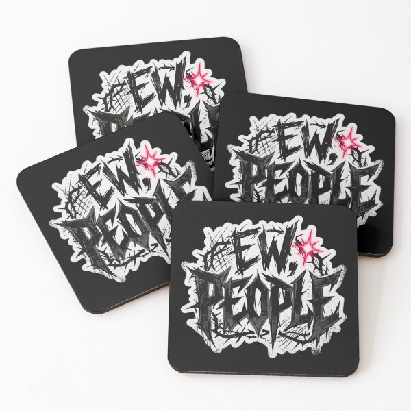 Item preview, Ew People Gothic Streetwear Sarcastic Sticker designed and sold by HAPPY HARBOR DESIGN .