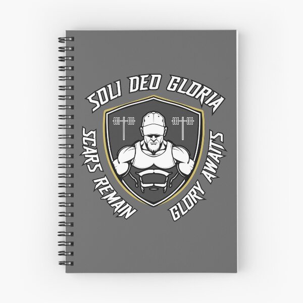 Item preview, Soli Deo Gloria | Scars Remain - Glory Awaits | Christian Gym designed and sold by Bezuiden.