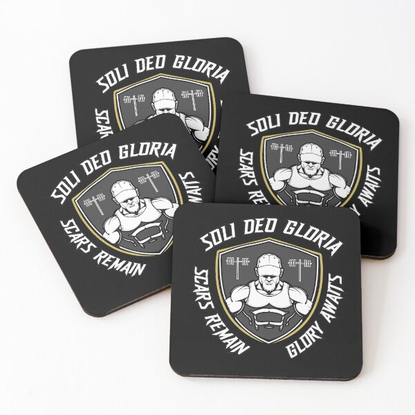 Item preview, Soli Deo Gloria | Scars Remain - Glory Awaits | Christian Gym designed and sold by Bezuiden.