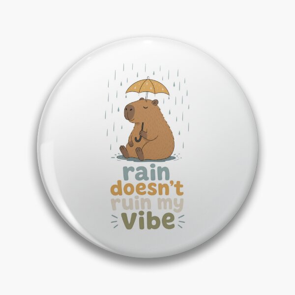 Item preview, Cute Capybara with Umbrella Isolated Illustration designed and sold by RGShirtWorks.