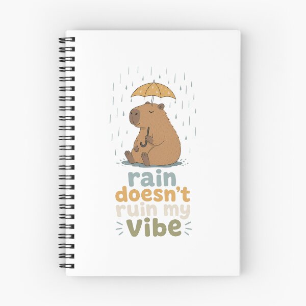 Item preview, Cute Capybara with Umbrella Isolated Illustration designed and sold by ML-Media.