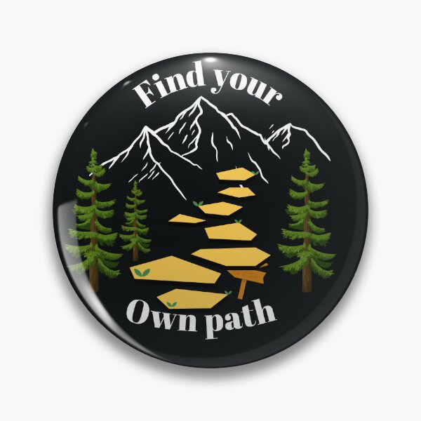 Item preview, Find your own path mountain adventure quote  designed and sold by Krishnacre8.