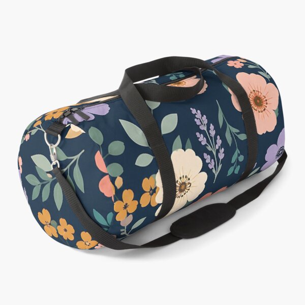 Item preview, Ditsy Floral Pattern — Navy Blue Wildflower Botanical Print Home Decor designed and sold by Aureva Arts Shop.