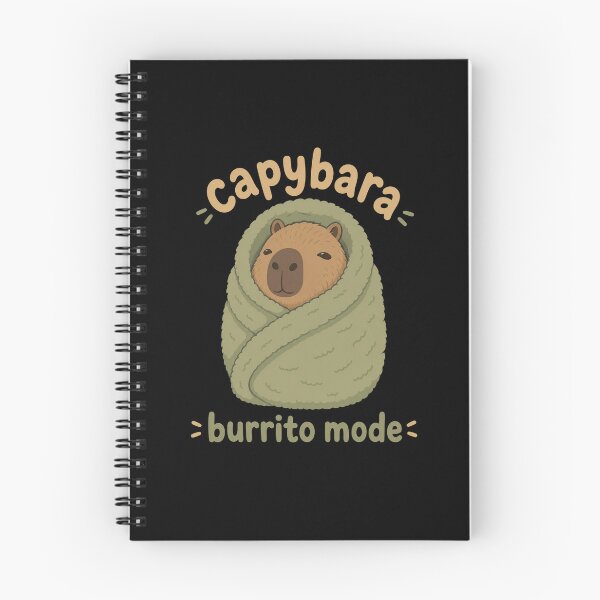 Item preview, Cute Capybara Burrito Cartoon Illustration designed and sold by ML-Media.