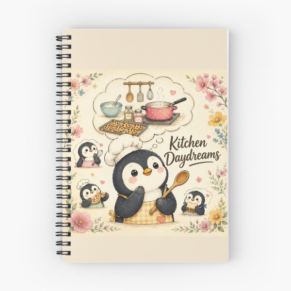 Item preview, Kitchen Daydreams Cute Penguin Chef | Cozy Baking & Cooking Doodle Animal Illustration designed and sold by HOUSE OF TIST.