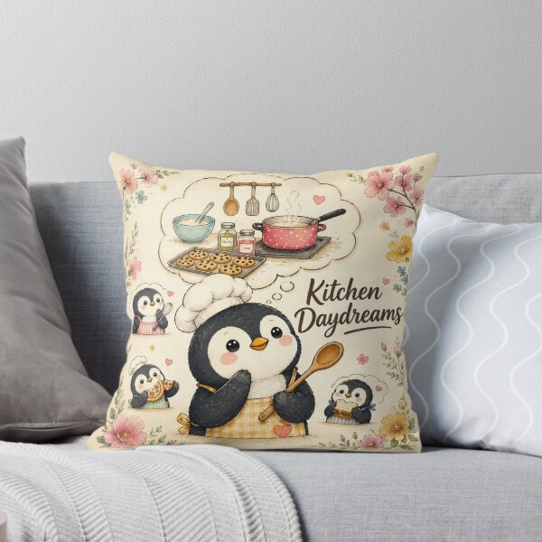 Item preview, Kitchen Daydreams Cute Penguin Chef | Cozy Baking & Cooking Doodle Animal Illustration designed and sold by HOUSE OF TIST.