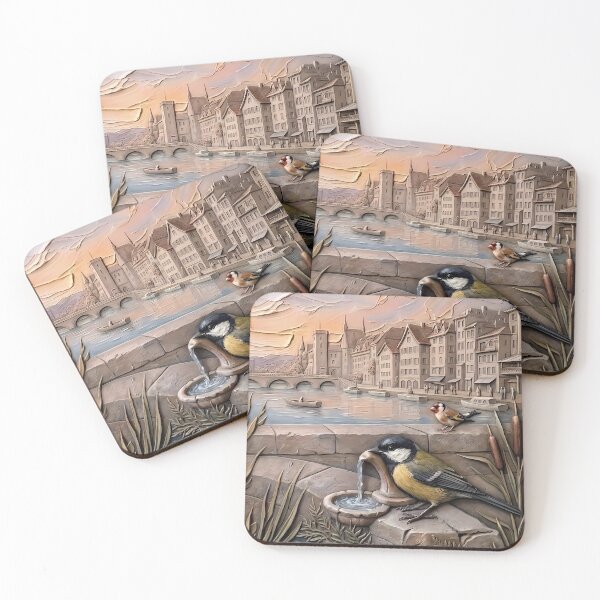 Item preview, Serenade by the River: A Great Tit's Sanctuary designed and sold by MByunArt.