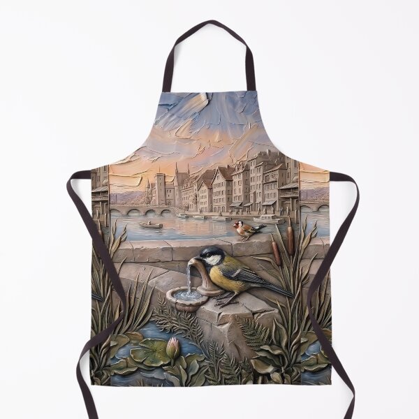 Item preview, Serenade by the River: A Great Tit's Sanctuary designed and sold by MByunArt.