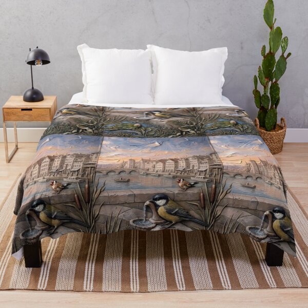 Item preview, Serenade by the River: A Great Tit's Sanctuary designed and sold by MByunArt.