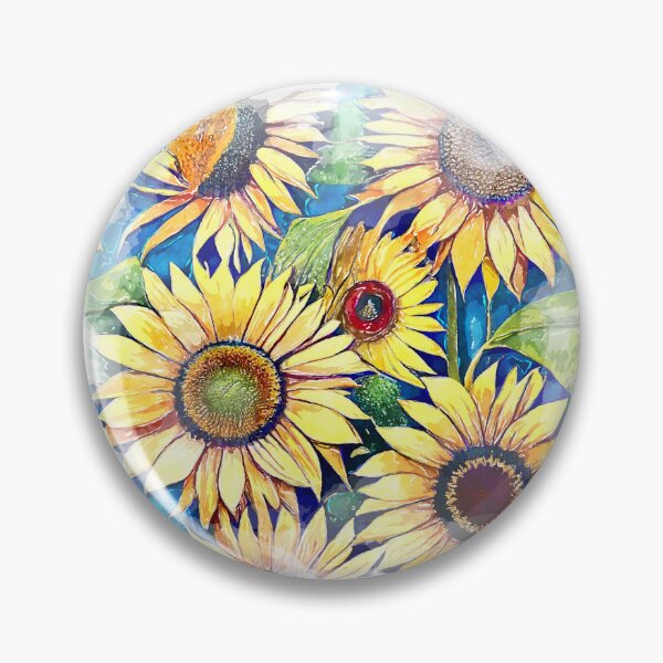 Item preview, Vibrant Sunflower Watercolor Art designed and sold by NightSpell.