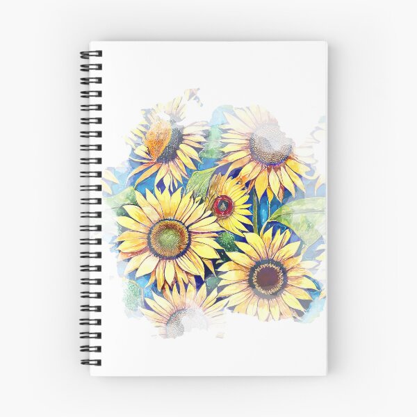 Item preview, Vibrant Sunflower Watercolor Art designed and sold by NightSpell.