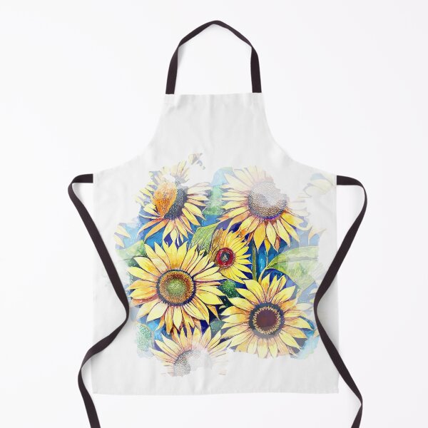 Item preview, Vibrant Sunflower Watercolor Art designed and sold by NightSpell.