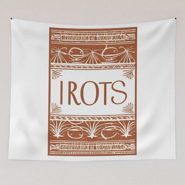 Item preview, Design - Contemporary Ethnic Pattern, Spiritual Dream in Terracotta Bichrome designed and sold by Reverso-Design.