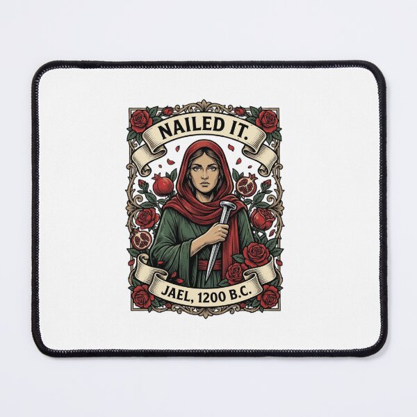 Item preview, Nailed It Jael Biblical Warrior Woman Vintage Art designed and sold by SiarheiYur.