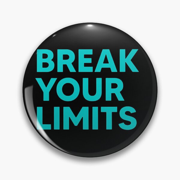 Item preview, Break Your Limits Motivational Typography T-Shirt designed and sold by Fashiion Hub.