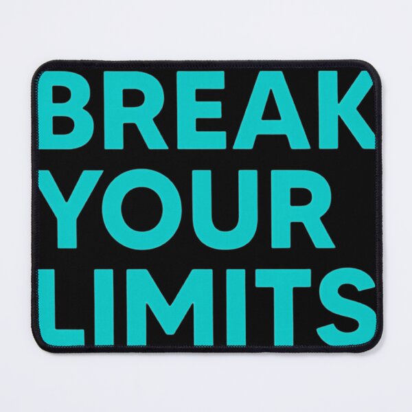 Item preview, Break Your Limits Motivational Typography T-Shirt designed and sold by Fashiion Hub.