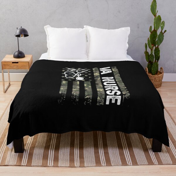 Item preview, VA Nurse Camouflage American Flag Patriotic Nurse Week designed and sold by Gbriel3.