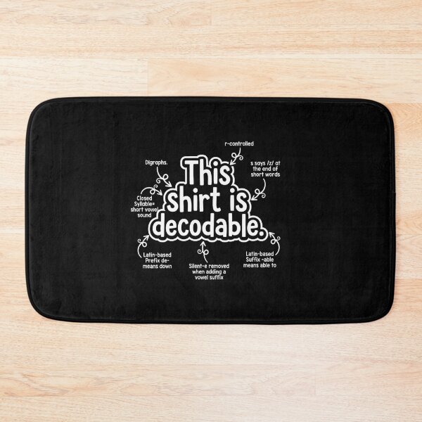 Item preview, This Is Decodable Funny Reading Teacher Gift designed and sold by SiarheiYur.