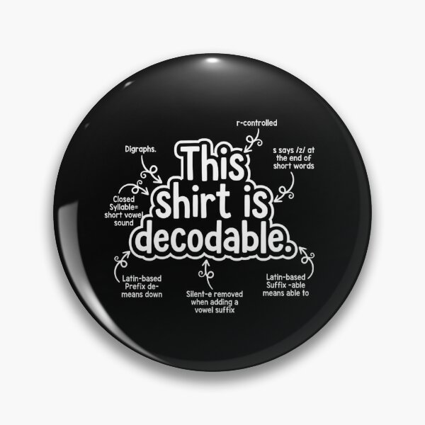 Item preview, This Is Decodable Funny Reading Teacher Gift designed and sold by SiarheiYur.