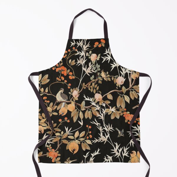 Item preview, CHATEAU CHINOISERIE - VINTAGE SATURATED COLORS ON BLACK designed and sold by FISCHKANDI DESIGN STUDIO.