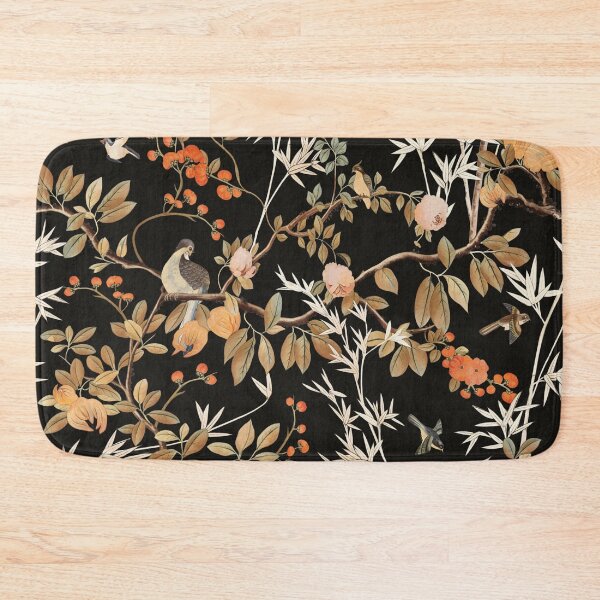 Item preview, CHATEAU CHINOISERIE - VINTAGE SATURATED COLORS ON BLACK designed and sold by FISCHKANDI DESIGN STUDIO.