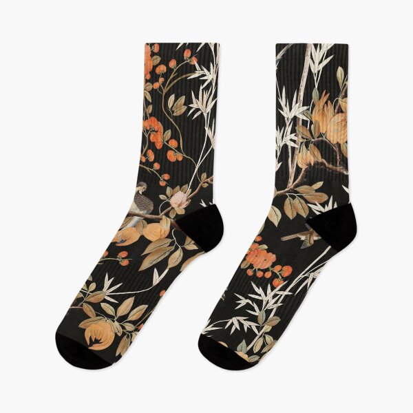 Item preview, CHATEAU CHINOISERIE - VINTAGE SATURATED COLORS ON BLACK designed and sold by FISCHKANDI DESIGN STUDIO.