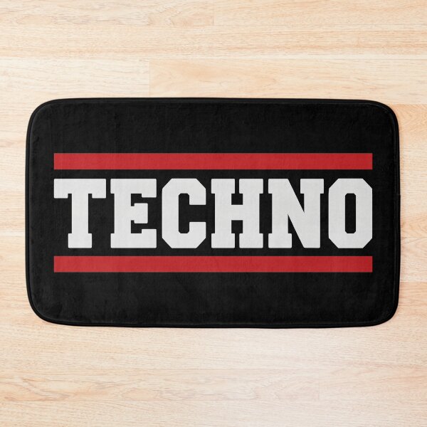 Item preview, Minimalist Underground Techno Rave Festival designed and sold by SPAZE-Typo.