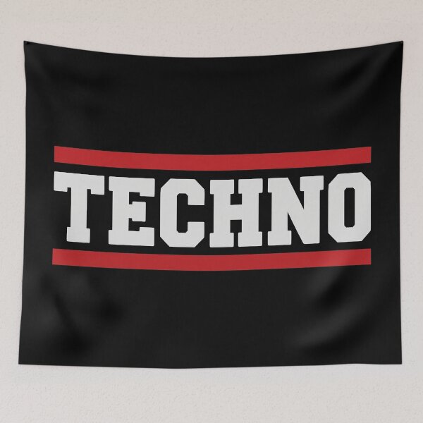 Item preview, Minimalist Underground Techno Rave Festival designed and sold by SPAZE-Typo.