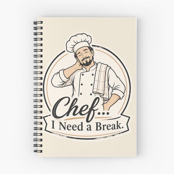 Item preview, Chef.... I Need a Break. Minimal Kitchen Logo designed and sold by House of Rein.