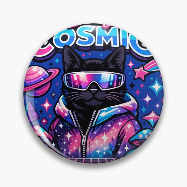 Item preview, 'Retro Y2K Cosmic Cat designed and sold by corecropllc.