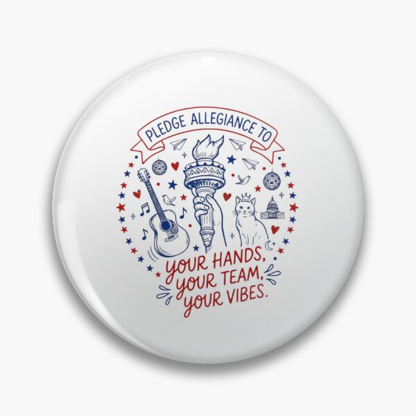 Item preview, Pledge Allegiance Your Hands Team Vibes Patriotic designed and sold by SiarheiYur.