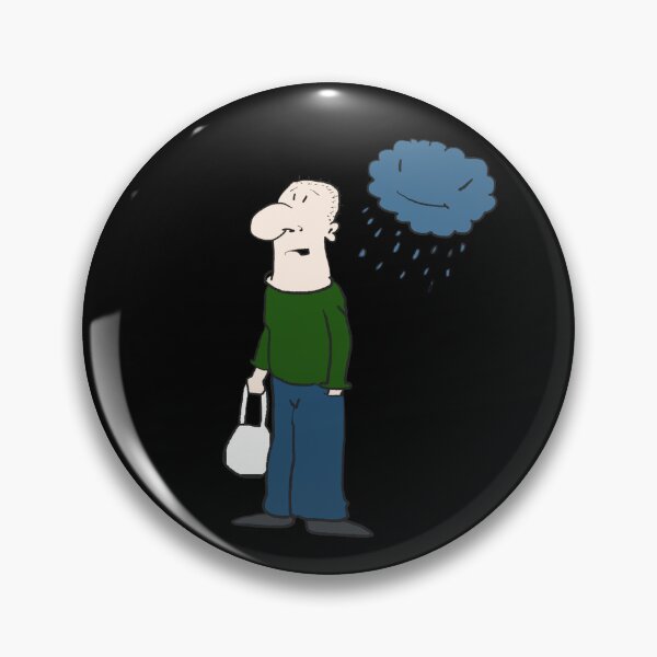 Item preview, Rainy day. Funny cartoon drawing. designed and sold by Grant Wilson.