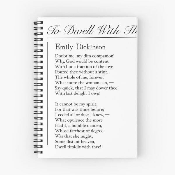 Item preview, Doubt Me, My Dim Companion | Emily Dickinson Love Poetry Art designed and sold by The Prose Atelier.