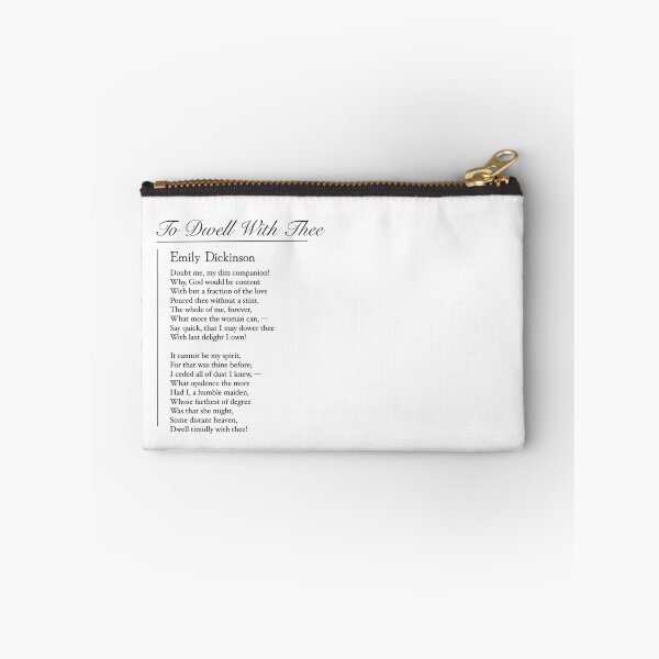 Item preview, Doubt Me, My Dim Companion | Emily Dickinson Love Poetry Art designed and sold by The Prose Atelier.