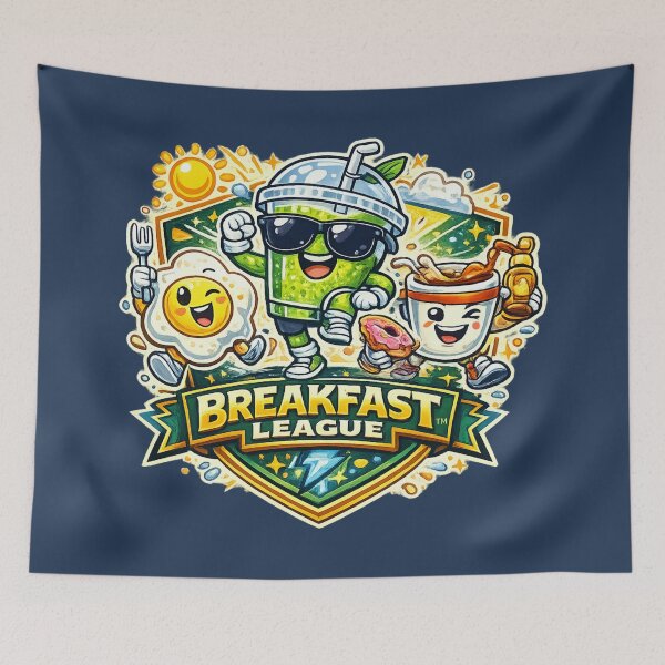 Item preview, Breakfast League Badge designed and sold by BROHLine Studio.