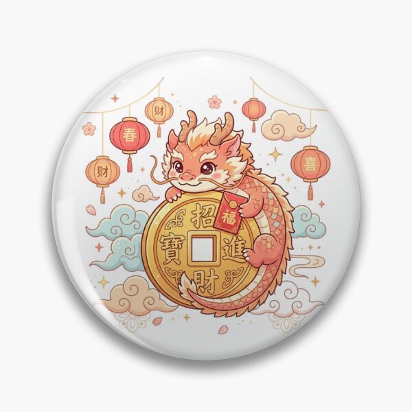 Item preview, Cute Chinese Dragon with Lucky Red Envelope designed and sold by ajamzbox.