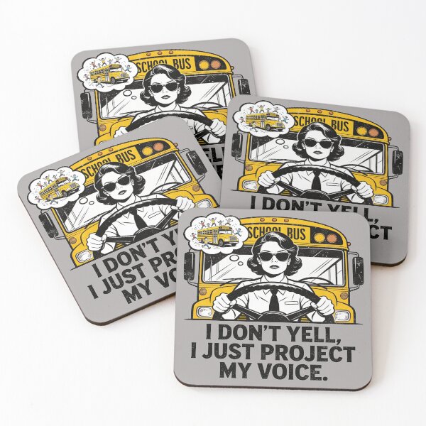 Item preview, Funny School Bus Driver Gift I Don't Yell School Bus Driver Design designed and sold by thoughtswear.